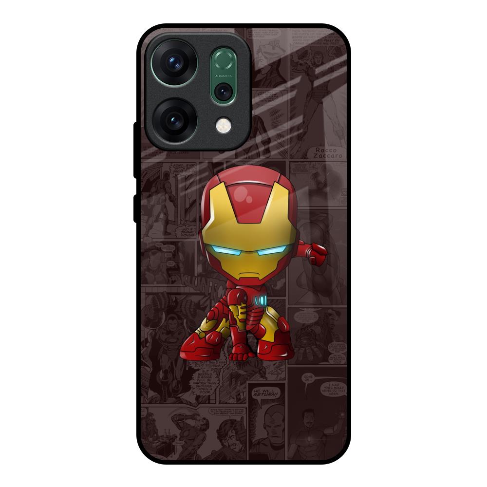 Angry Baby Super Hero Oppo Reno14 pro 5G Glass Back Cover Online