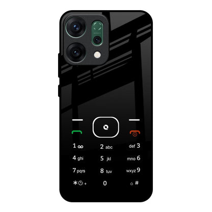 Classic Keypad Pattern Oppo Reno14 pro 5G Glass Back Cover Online