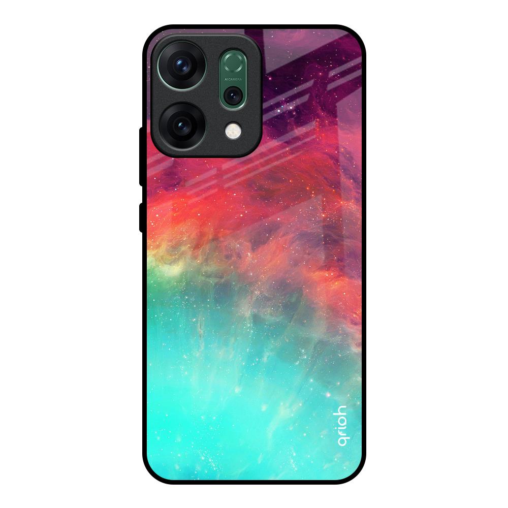 Colorful Aura Oppo Reno14 pro 5G Glass Back Cover Online