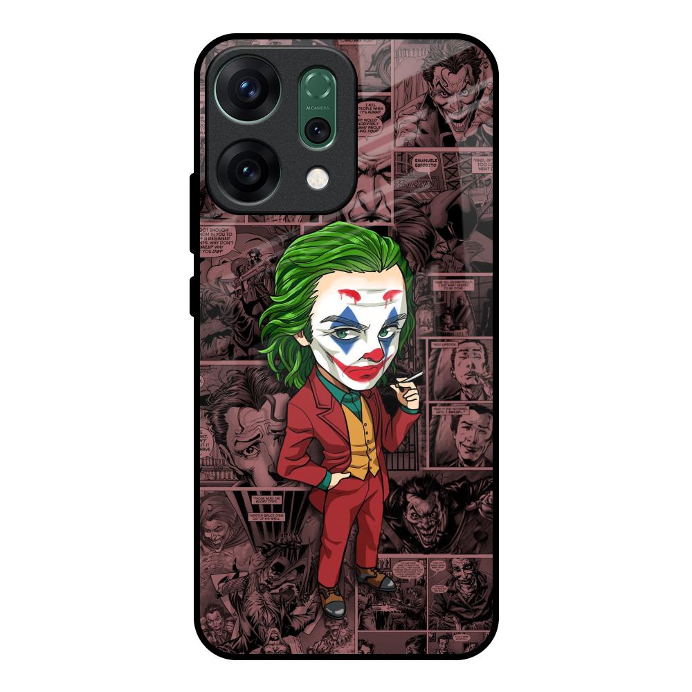 Joker Cartoon Oppo Reno14 pro 5G Glass Back Cover Online