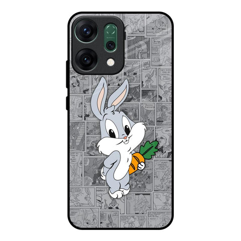 Cute Baby Bunny Oppo Reno14 pro 5G Glass Back Cover Online