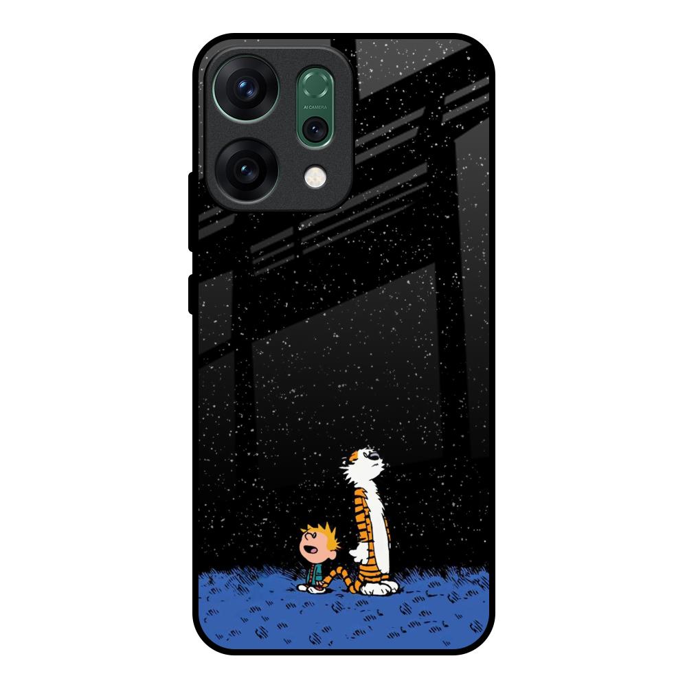 Night Sky Star Oppo Reno14 pro 5G Glass Back Cover Online
