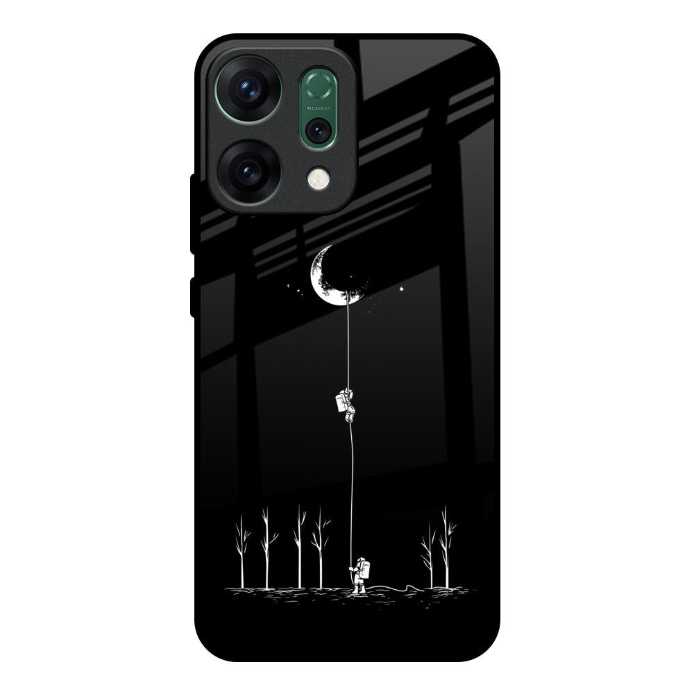 Catch the Moon Oppo Reno14 pro 5G Glass Back Cover Online