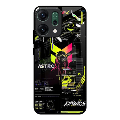 Astro Glitch Oppo Reno14 pro 5G Glass Back Cover Online