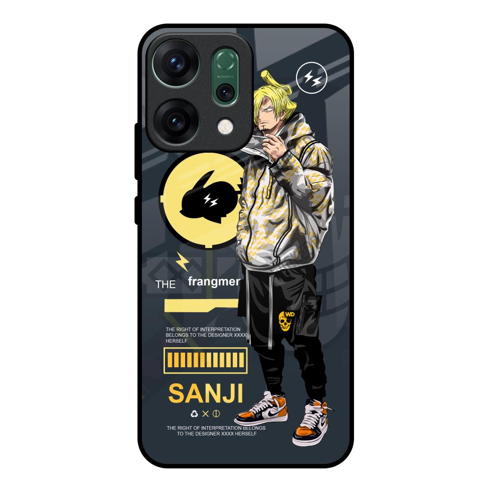 Cool Sanji Oppo Reno14 pro 5G Glass Back Cover Online