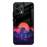 Retro Astronaut Oppo Reno14 Pro 5G Glass Back Cover Online