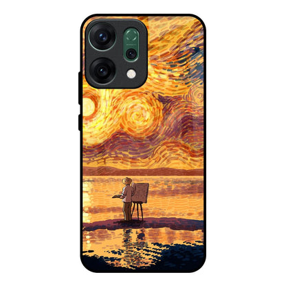 Sunset Vincent Oppo Reno14 pro 5G Glass Back Cover Online