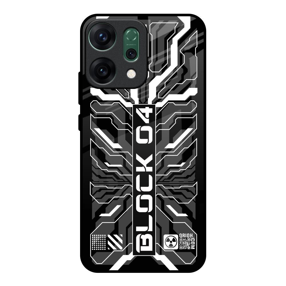 Monochrome Magic Oppo Reno14 pro 5G Glass Back Cover Online