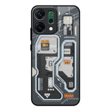 Retro Futuristic Oppo Reno14 Pro 5G Glass Back Cover Online