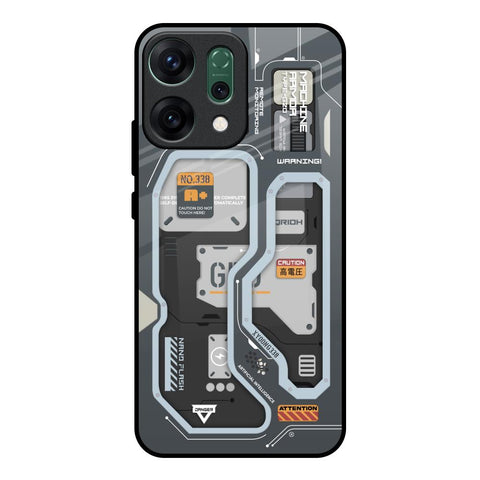 Retro Futuristic Oppo Reno14 Pro 5G Glass Back Cover Online