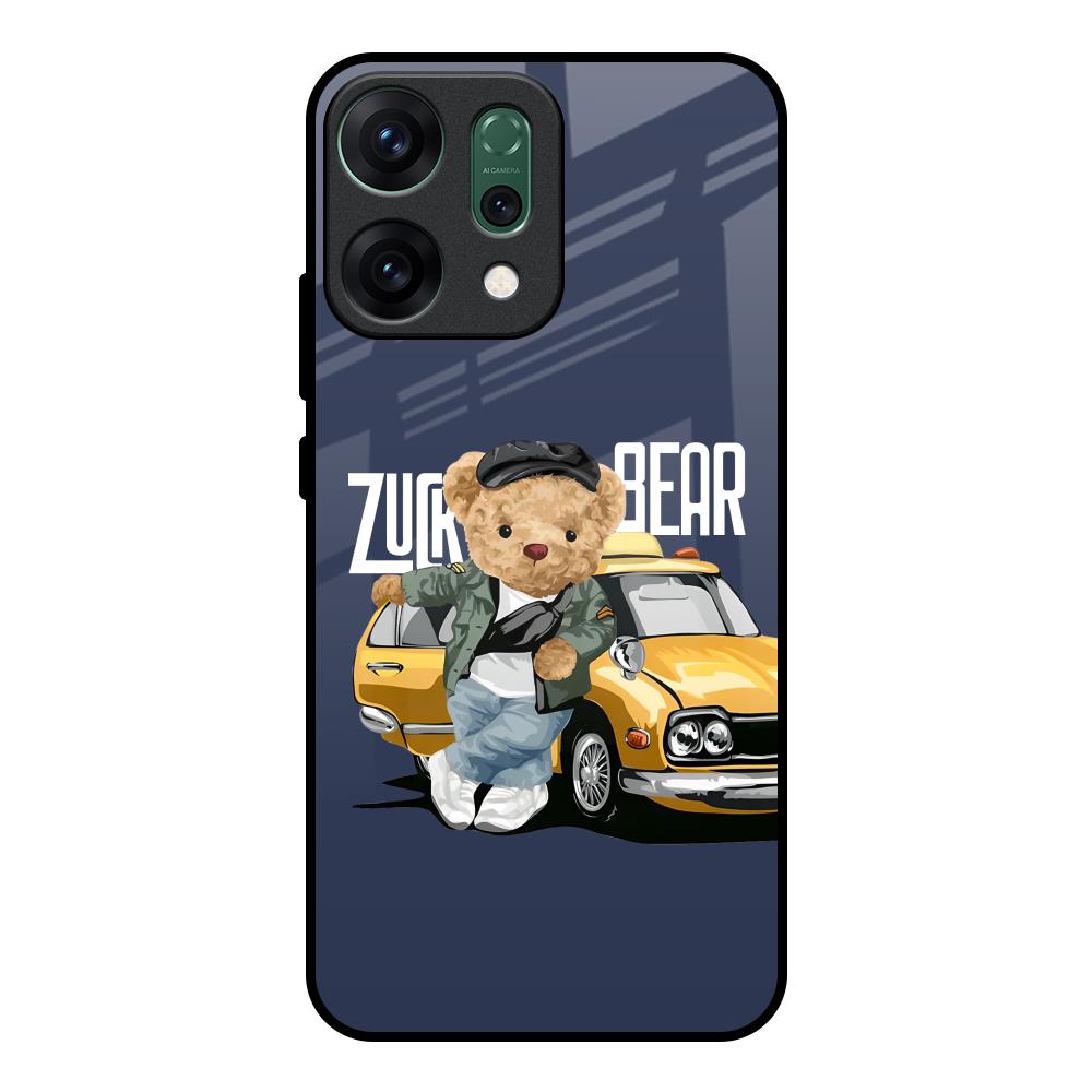 Adventurous Bear Oppo Reno14 pro 5G Glass Back Cover Online