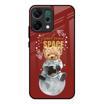 Astronaut Bear Oppo Reno14 pro 5G Glass Back Cover Online