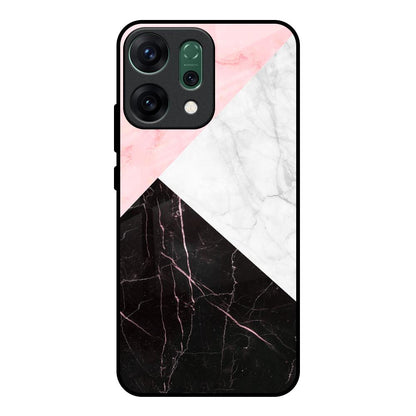 Marble Collage Art Oppo Reno14 pro 5G Glass Back Cover Online