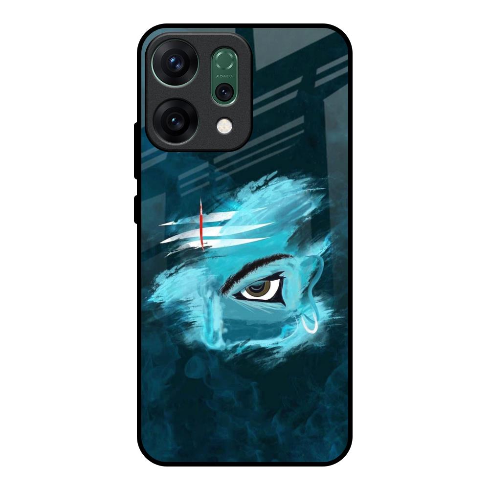 Power Of Trinetra Oppo Reno14 pro 5G Glass Back Cover Online