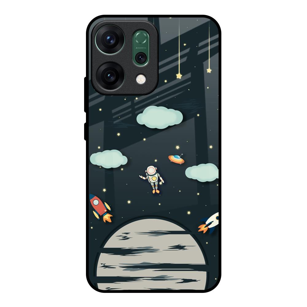 Astronaut Dream Oppo Reno14 pro 5G Glass Back Cover Online