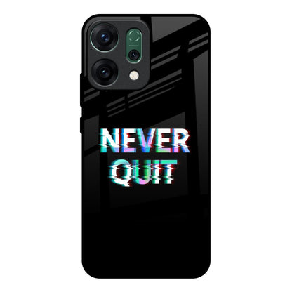 Never Quit Oppo Reno14 pro 5G Glass Back Cover Online
