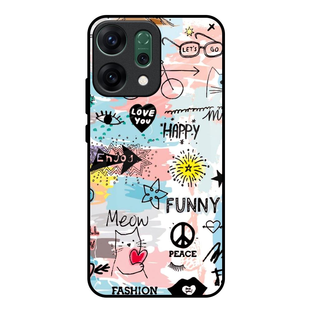 Just For You Oppo Reno14 pro 5G Glass Back Cover Online