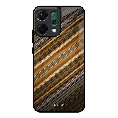 Diagonal Slash Pattern Oppo Reno14 pro 5G Glass Back Cover Online
