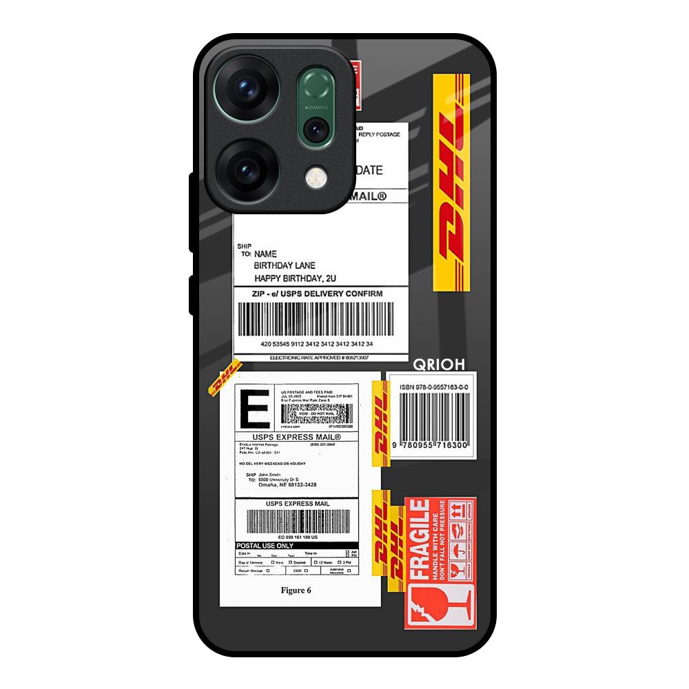 Cool Barcode Label Oppo Reno14 pro 5G Glass Back Cover Online