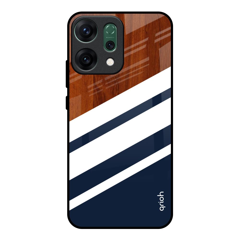 Bold Stripes Oppo Reno14 pro 5G Glass Back Cover Online