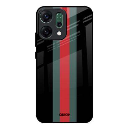 Vertical Stripes Oppo Reno14 pro 5G Glass Back Cover Online