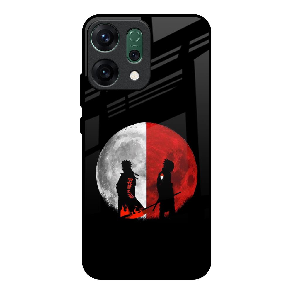 Anime Red Moon Oppo Reno14 pro 5G Glass Back Cover Online