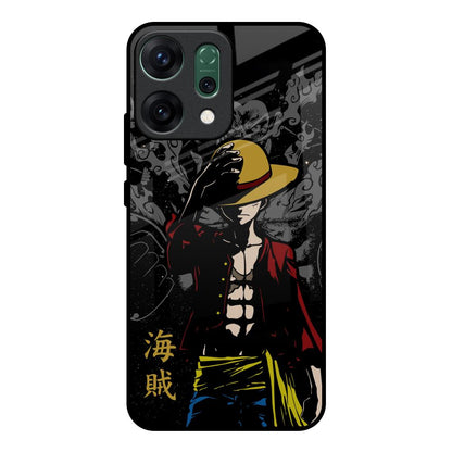 Dark Luffy Oppo Reno14 pro 5G Glass Back Cover Online