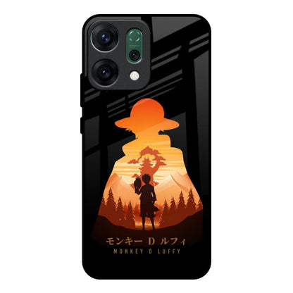 Luffy One Piece Oppo Reno14 pro 5G Glass Back Cover Online