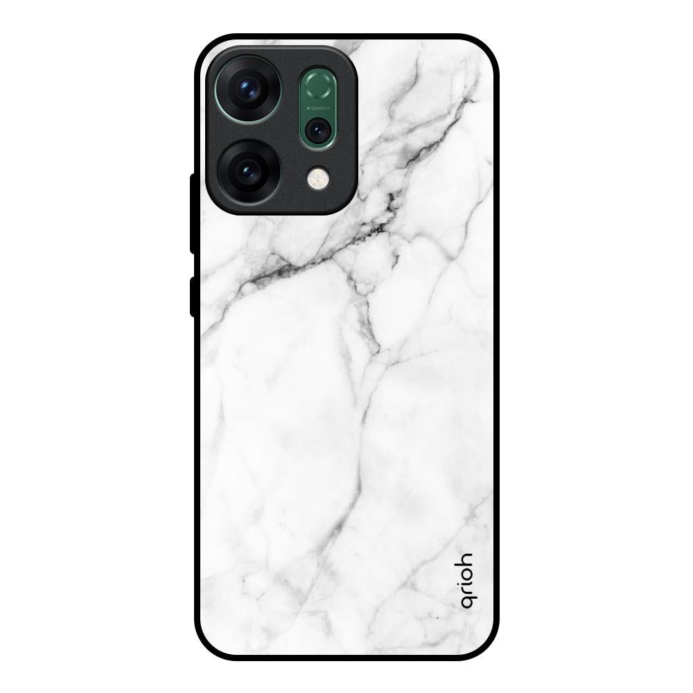 Modern White Marble Oppo Reno14 pro 5G Glass Back Cover Online