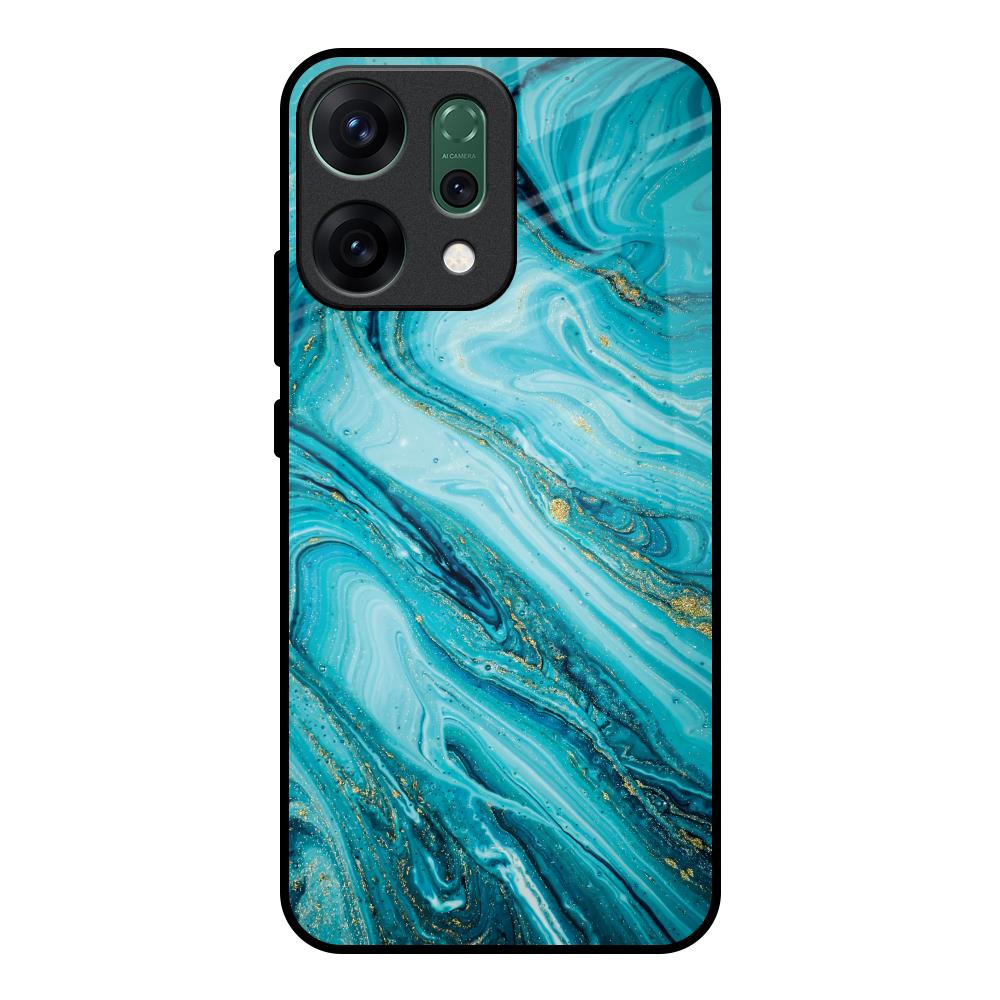 Ocean Marble Oppo Reno14 pro 5G Glass Back Cover Online