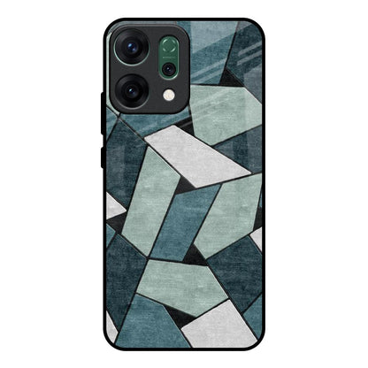 Abstact Tiles Oppo Reno14 pro 5G Glass Back Cover Online