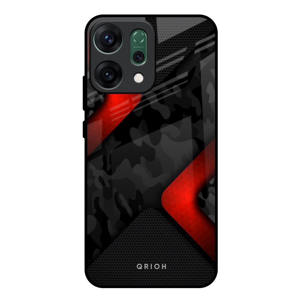 Modern Camo Abstract Oppo Reno14 pro 5G Glass Back Cover Online