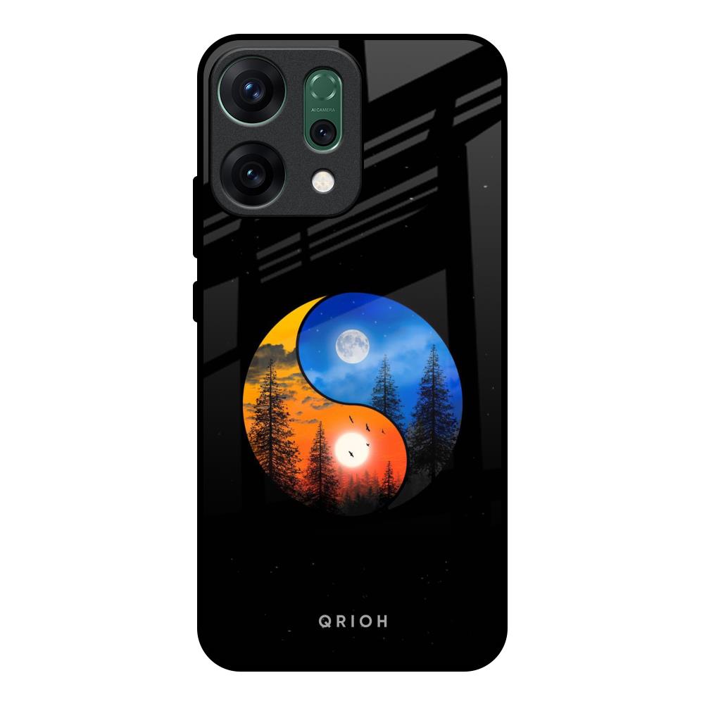 Yin Yang Balance Oppo Reno14 pro 5G Glass Back Cover Online