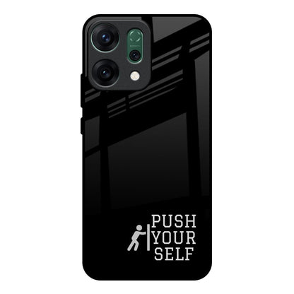 Push Your Self Oppo Reno14 pro 5G Glass Back Cover Online