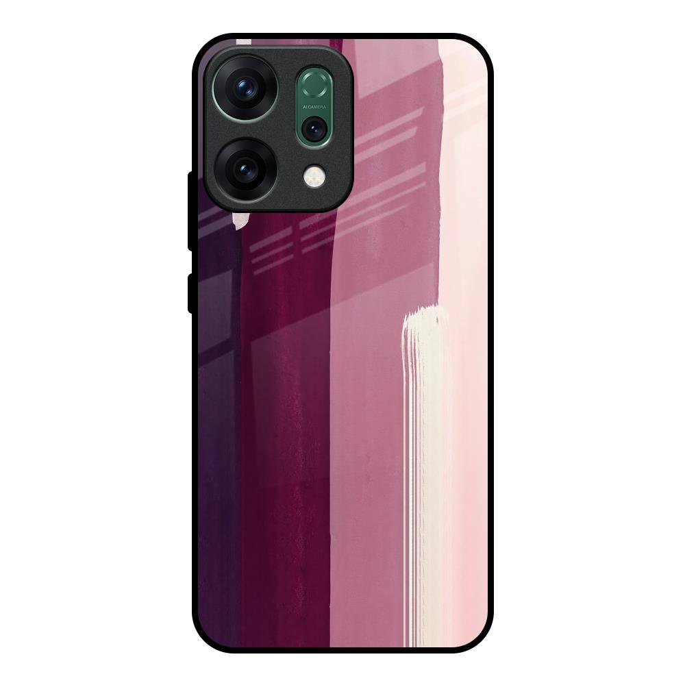 Brush Stroke Art Oppo Reno14 pro 5G Glass Back Cover Online