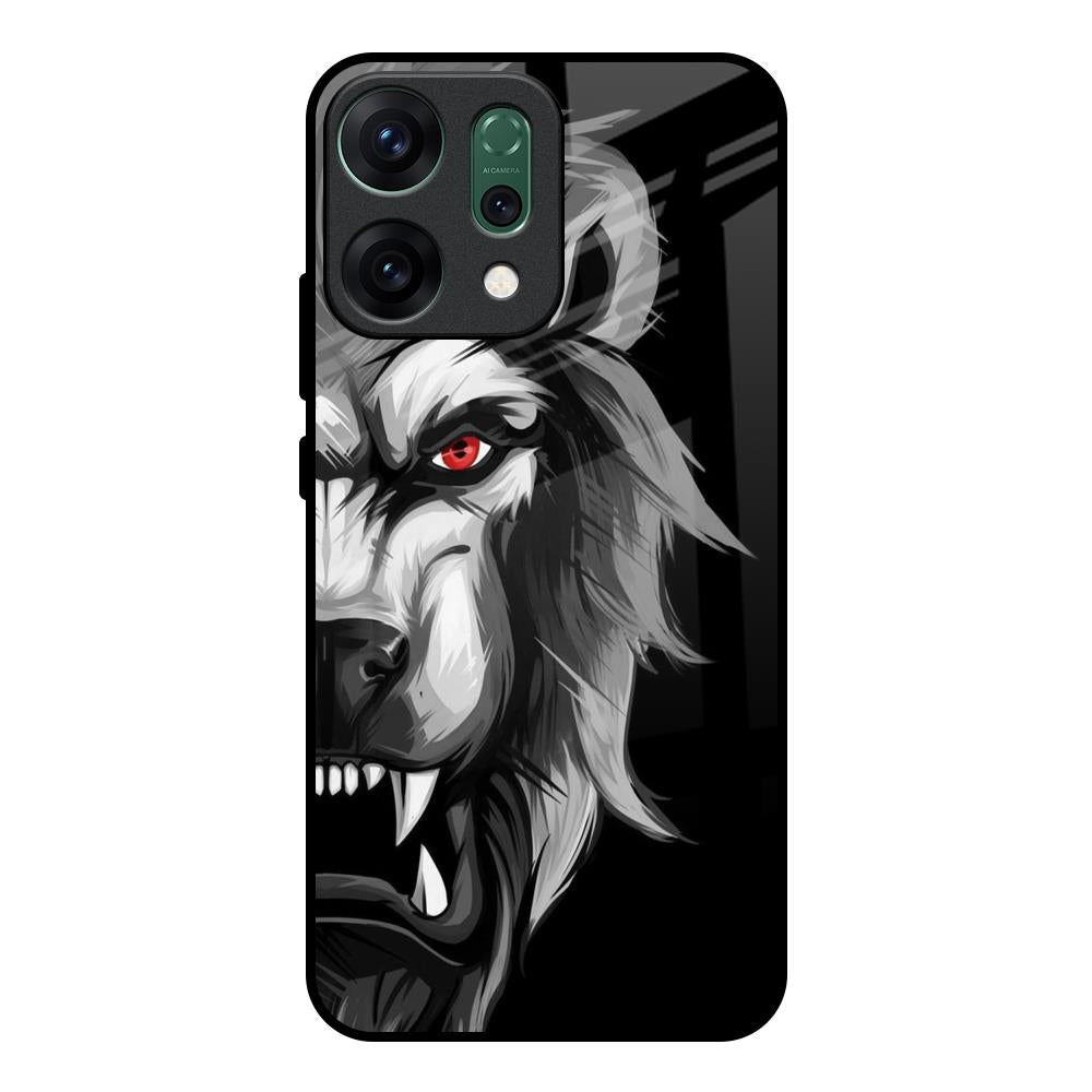 Wild Lion Oppo Reno14 pro 5G Glass Back Cover Online