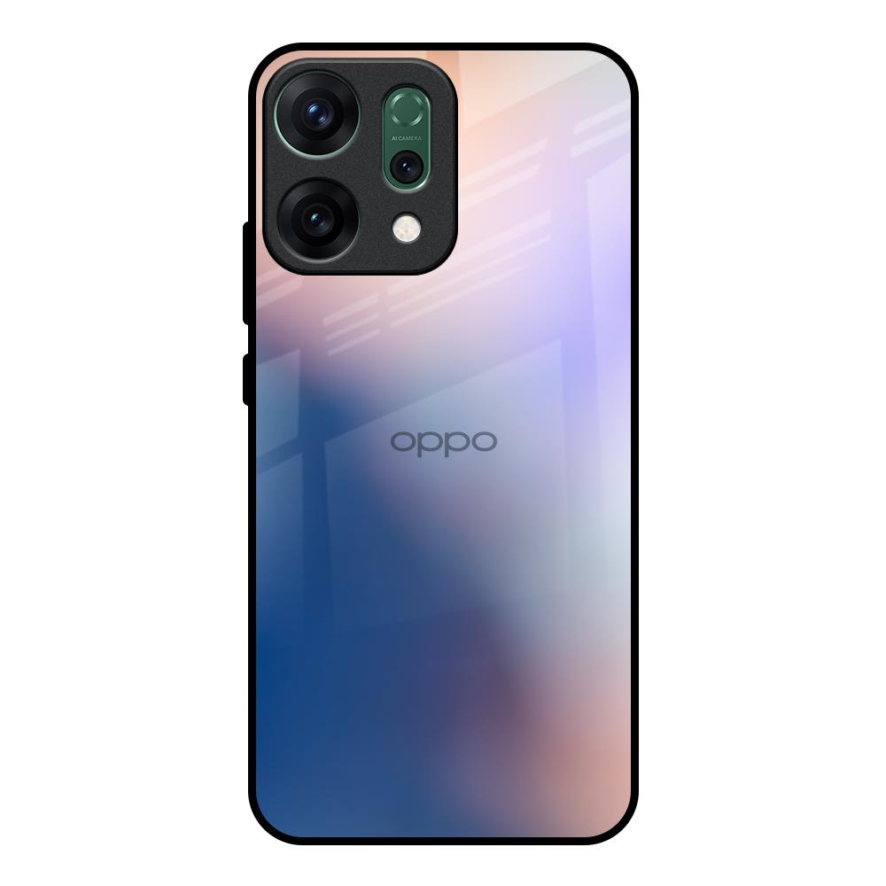 Blue Mauve Gradient Oppo Reno14 pro 5G Glass Back Cover Online