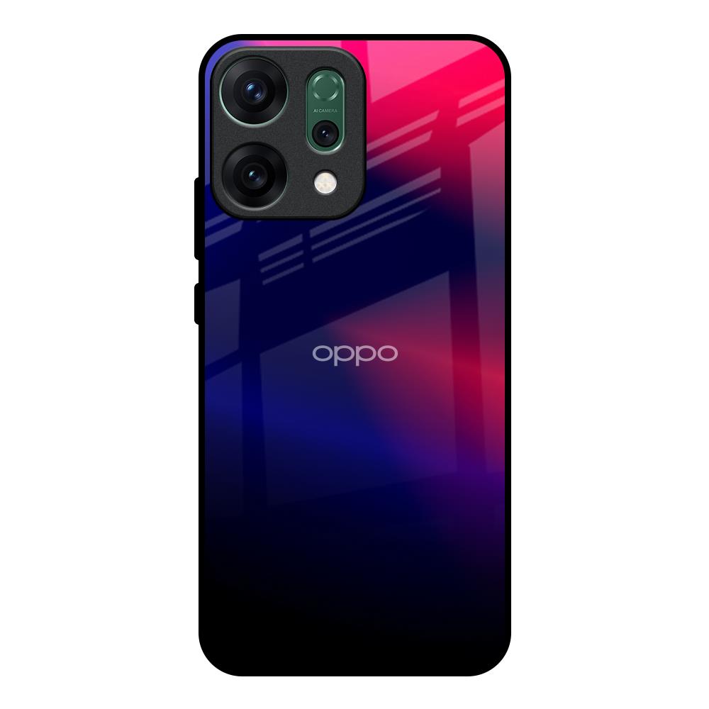 Blue Ombre Oppo Reno14 pro 5G Glass Back Cover Online