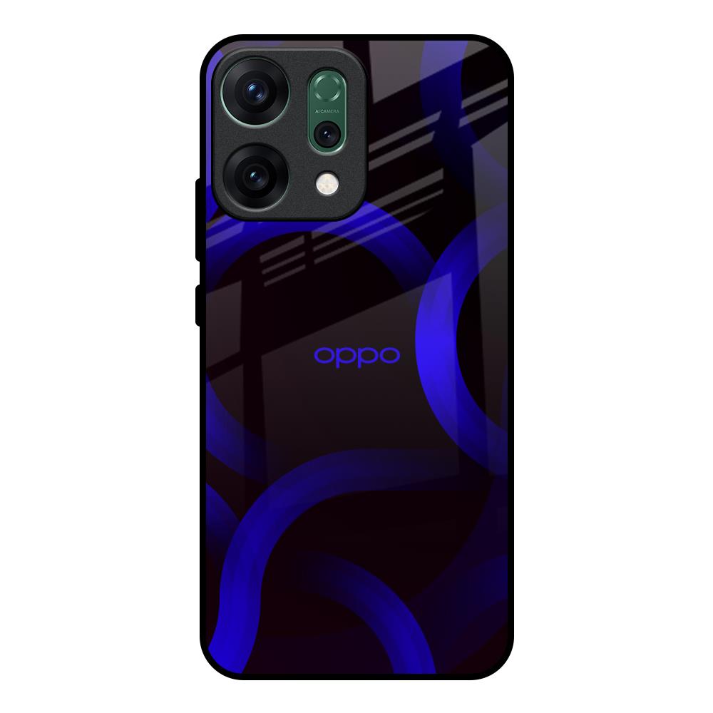 Blue Ring Light Oppo Reno14 pro 5G Glass Back Cover Online