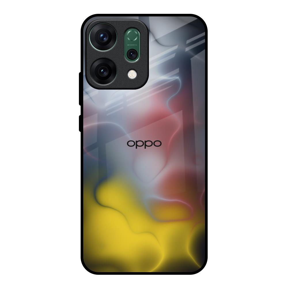 Colorful Smoke Oppo Reno14 pro 5G Glass Back Cover Online