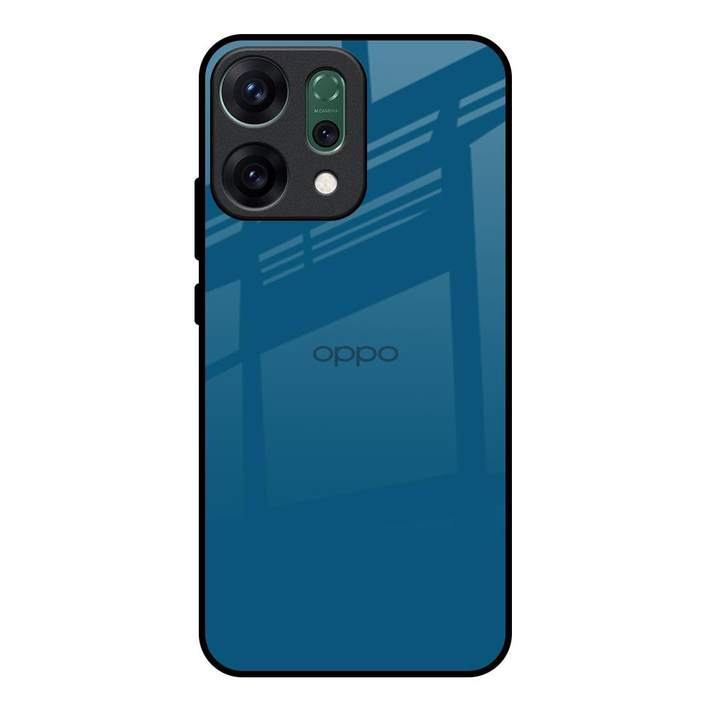 Cobalt Blue Oppo Reno14 pro 5G Glass Back Cover Online