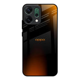 Orange Black Fusion Oppo Reno14 Pro 5G Glass Back Cover Online