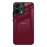 Classic Burgundy Oppo Reno14 Pro 5G Glass Back Cover Online
