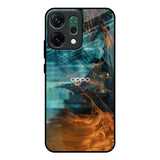 Golden Splash Oppo Reno14 Pro 5G Glass Back Cover Online