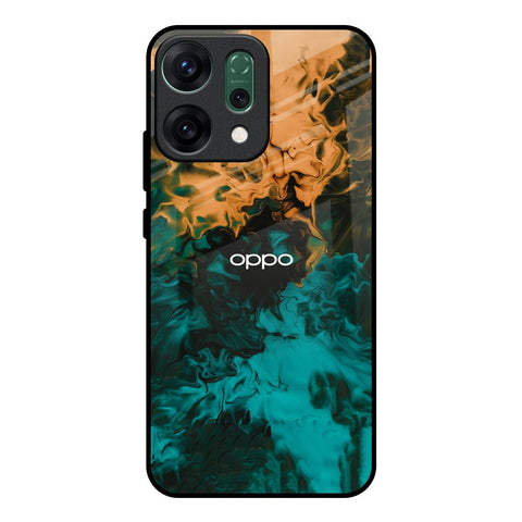 Watercolor Wave Oppo Reno14 Pro 5G Glass Back Cover Online