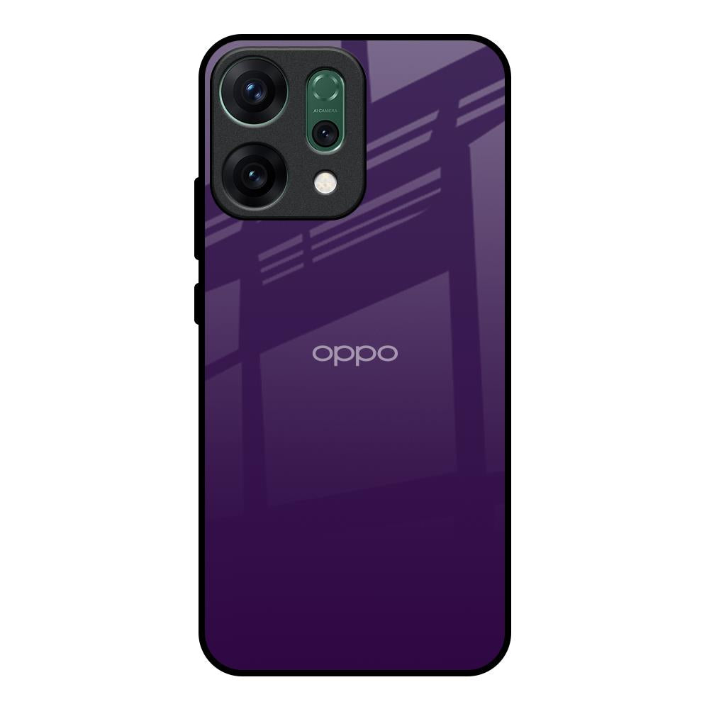 Dark Purple Oppo Reno14 pro 5G Glass Back Cover Online