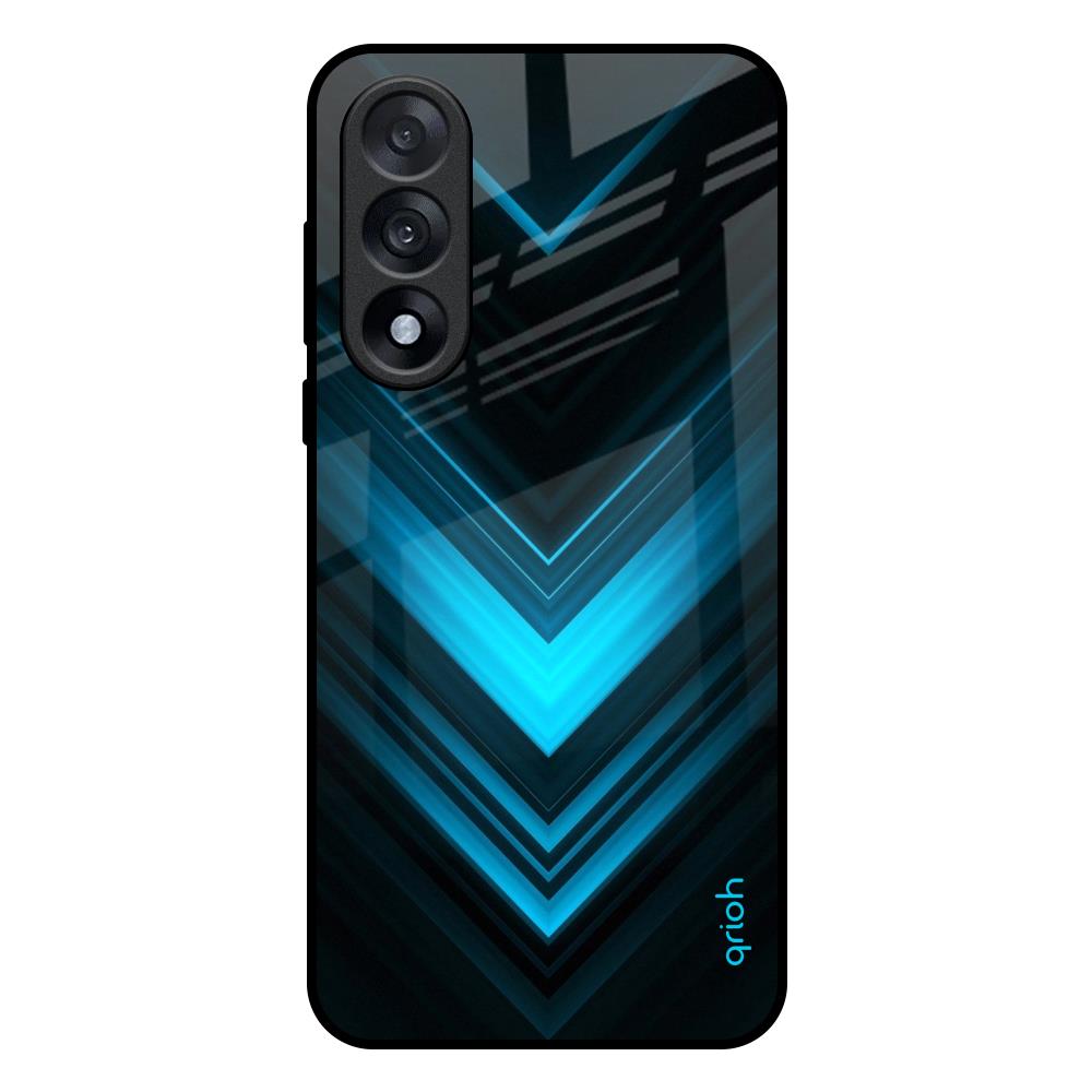 Vertical Blue Arrow OnePlus Nord 5 5G Glass Back Cover Online