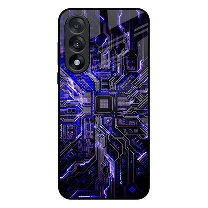 Techno Color Pattern OnePlus Nord 5 5G Glass Back Cover Online