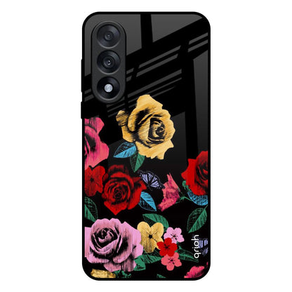 Floral Decorative OnePlus Nord 5 5G Glass Back Cover Online