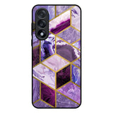 Purple Rhombus Marble OnePlus Nord 5 5G Glass Back Cover Online
